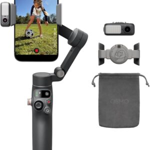 DJI Osmo Mobile 8 Advanced Tracking Combo Gimbal Stabilizer for Phone, AI Native Tracking with Audio & Lighting, 360° Pan Rotation, Built-in Extension Rod & Tripod, 10h Battery, Extension Rod
