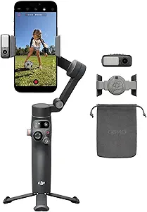 DJI Osmo Mobile 8 Advanced Tracking Combo Gimbal Stabilizer for Phone, AI Native Tracking with Audio & Lighting, 360° Pan Rotation, Built-in Extension Rod & Tripod, 10h Battery, Extension Rod - Image 11