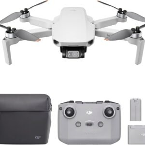 DJI Mini 4K, Drone with 4K UHD Camera for Adults, Under 249 g, 3-Axis Gimbal Stabilization, 10km Video Transmission, Auto Return, Wind Resistance, 1 Battery for 31-Min Max Flight Time | 4k/30fps Video, 3-Axis Gimbal, 4× Digital Zoom, O2 10 Km Transmission