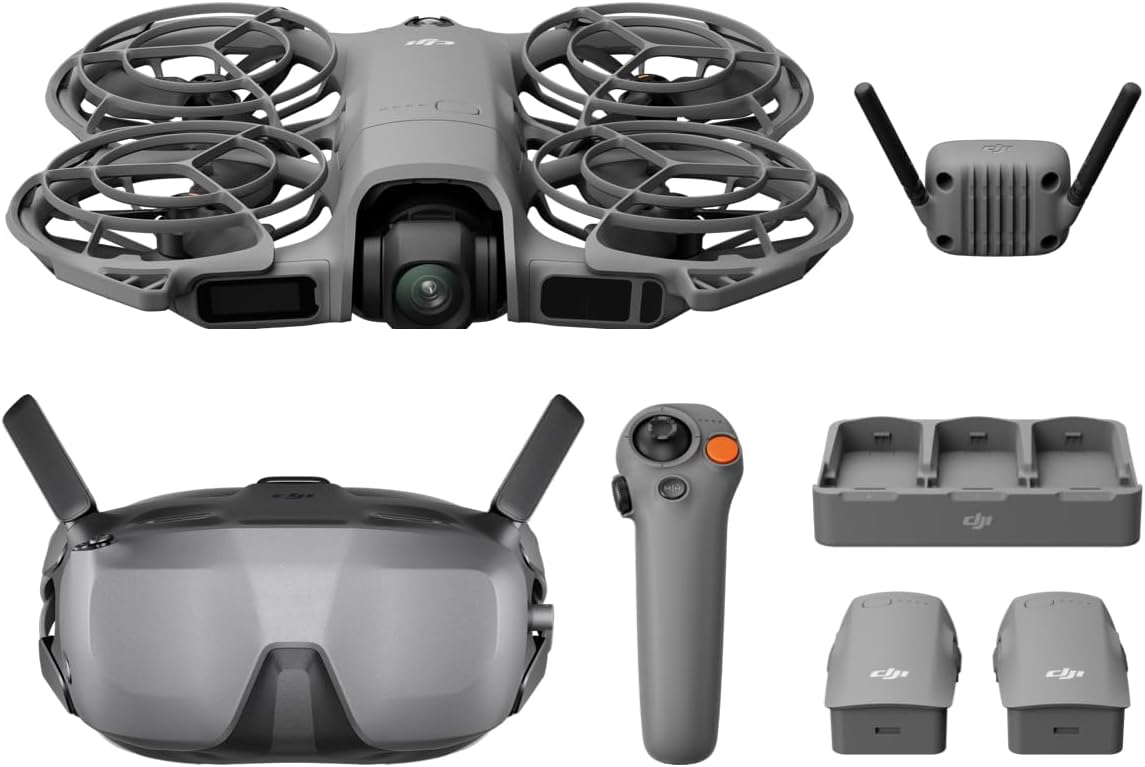 DJI Neo 2 Motion Fly More Combo With RC Motion 3 & Goggles N3 | Stable Transmission With Digital Transceiver, 4K Drone for Beginners, FPV Flying, 3 Batteries - Image 2