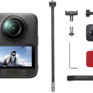 DJI Osmo 360 Third-Person Helmet Combo, 360 Action Camera | 1-Inch 360° Imaging, Native 8K 360° Video, 4K/120fps & 170° Boost Video, Third-Person POV Helmet Mount Kit