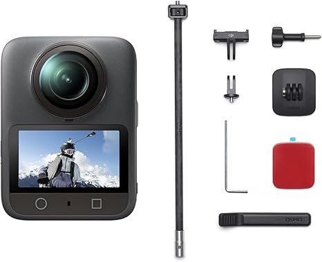 DJI Osmo 360 Third-Person Helmet Combo, 360 Action Camera | 1-Inch 360° Imaging, Native 8K 360° Video, 4K/120fps & 170° Boost Video, Third-Person POV Helmet Mount Kit - Image 10