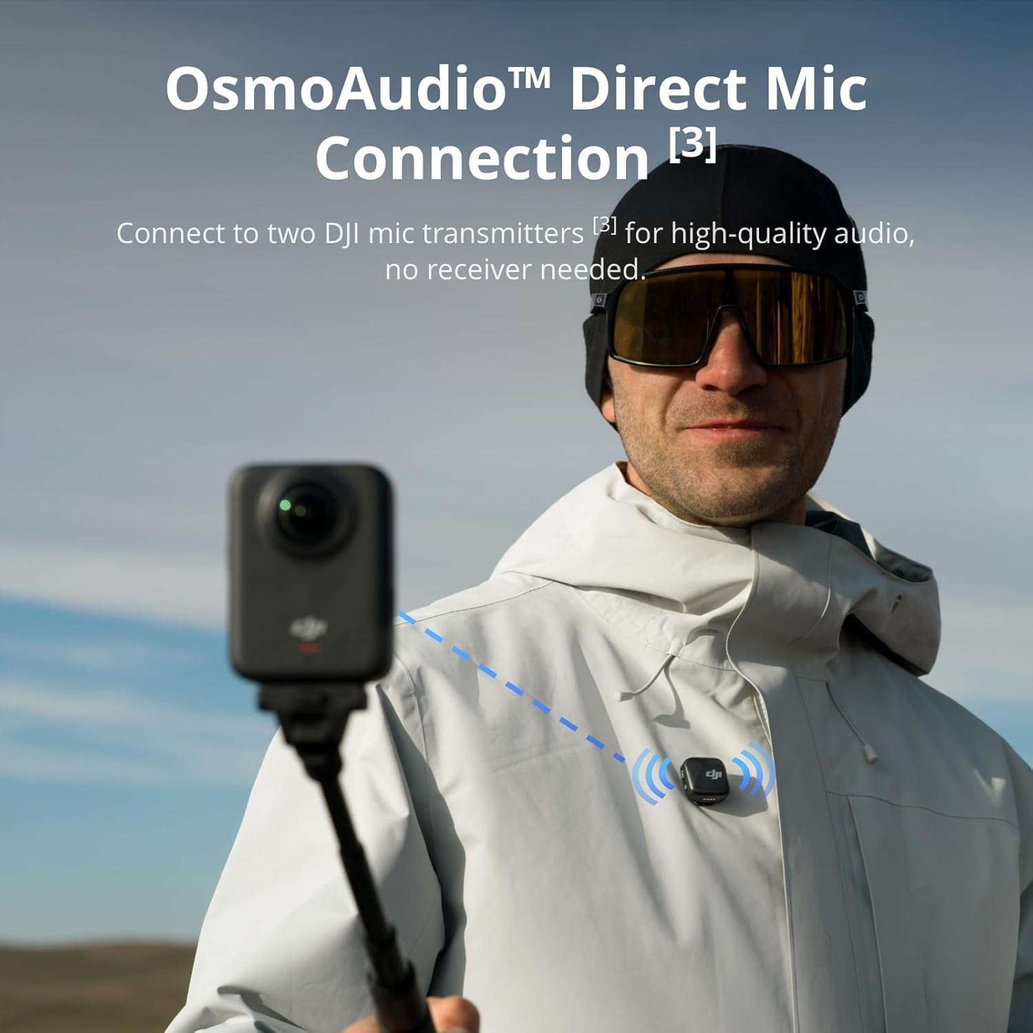 DJI Osmo 360 Third-Person Helmet Combo, 360 Action Camera | 1-Inch 360° Imaging, Native 8K 360° Video, 4K/120fps & 170° Boost Video, Third-Person POV Helmet Mount Kit - Image 6