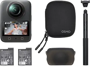DJI Osmo 360 Essential Combo, 360 Action Camera | 1-Inch 360° Imaging, Native 8K 360° Video, 4K/120fps & 170° Boost Video, 1.2m Invisible Selfie Stick Kit - Image 12