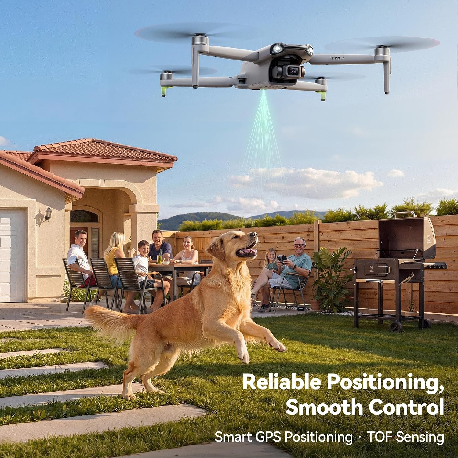 Ruko F11PRO 2 Drone with 6K Camera for Adults, 3-Axis Gimbal Stabilizer, 2 Batteries for 70-Min Flight Time, Long-Range Transmission, Auto Return & Beginner-Friendly, Ideal Tech Gift - Image 9